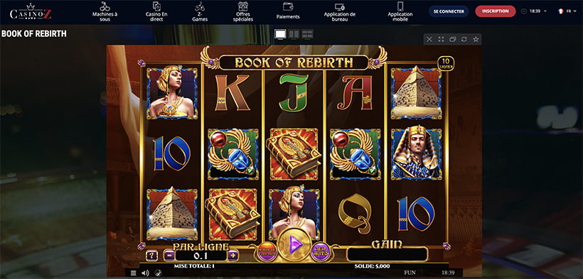 casino z demo slot