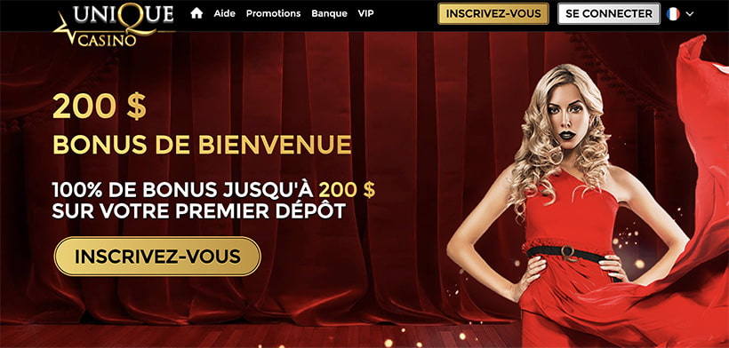 unique casino page principale