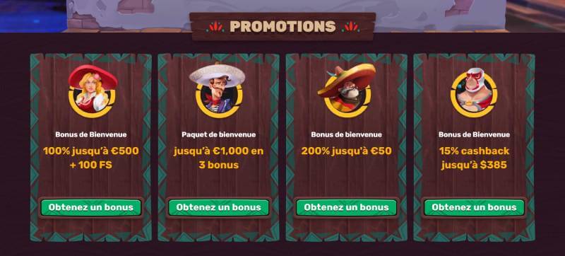 5Gringos Casino Bonuses