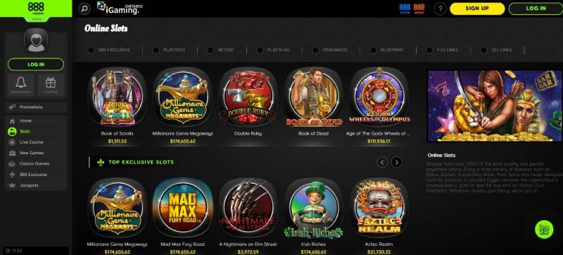 888Casino Slots