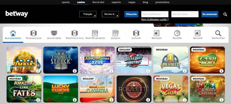 Betway Casino Slots