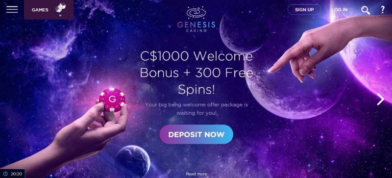 Genesis Casino Welcome Bonus