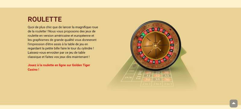 Golden Tiger Casino Games