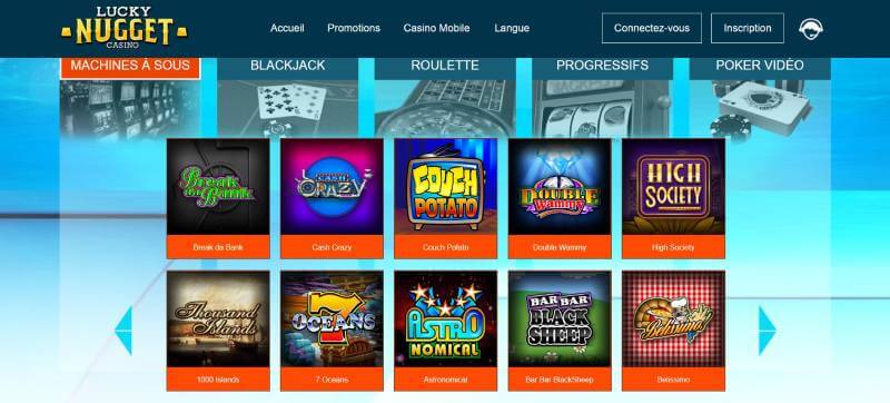 Lucky Nugget Casino Games