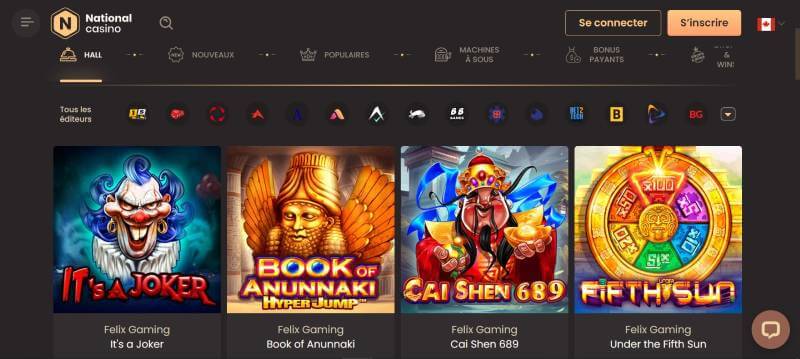 National Casino Slots