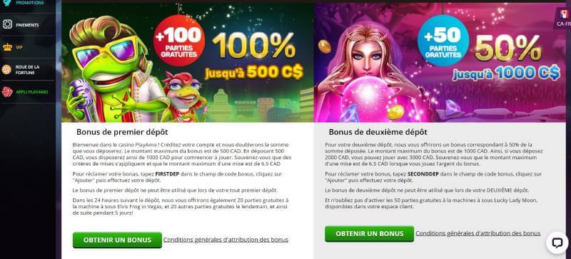 PlayAmo Casino Promotions