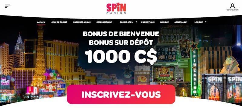 Spin Casino Welcome Bonus