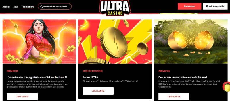 Ultra Casino Promotion