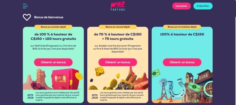 Wild Fortune Casino Promotions